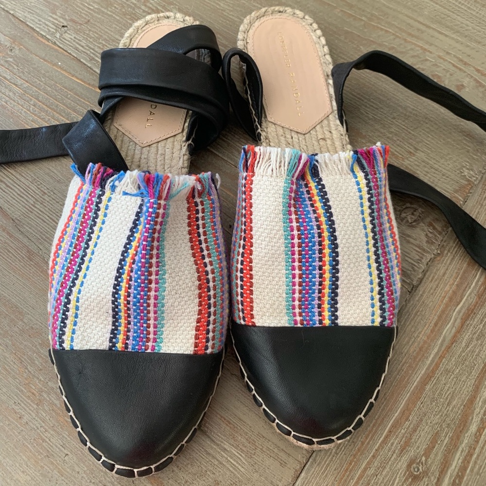 Loeffler Randall ankle wrap Espadrille